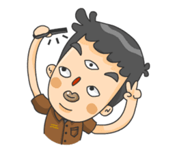 3 Eyed Boy sticker #10047678