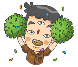 3 Eyed Boy sticker #10047679