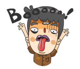 3 Eyed Boy sticker #10047680