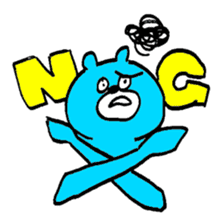 Oddy Bear_1 sticker #10048609