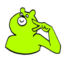 Oddy Bear_1 sticker #10048638