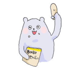 Everyday of  the PEPE&PUPU of mom sticker #10049229