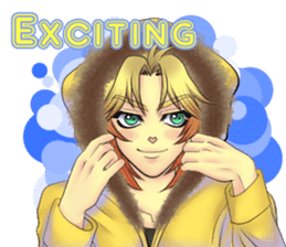 animal men's/English ver. sticker #10049305