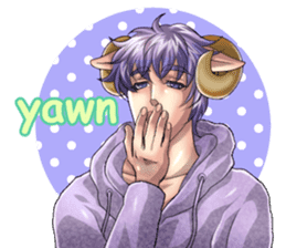 animal men's/English ver. sticker #10049315