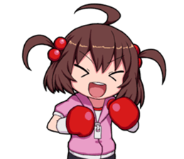 High tension girl Sticker sticker #10050183