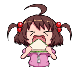 High tension girl Sticker sticker #10050190