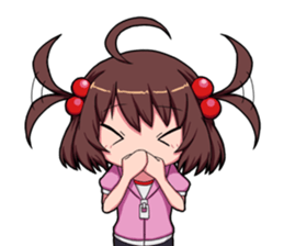 High tension girl Sticker sticker #10050191