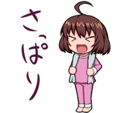 High tension girl Sticker sticker #10050196