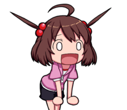 High tension girl Sticker sticker #10050201