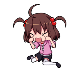 High tension girl Sticker sticker #10050202