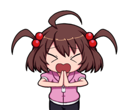 High tension girl Sticker sticker #10050203