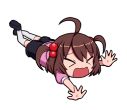 High tension girl Sticker sticker #10050204