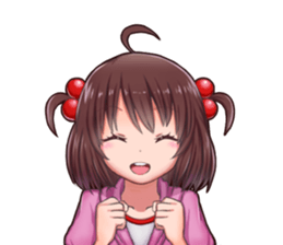 High tension girl Sticker sticker #10050206