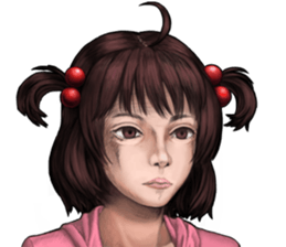 High tension girl Sticker sticker #10050207