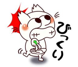 Sign language for accidents of a cat sticker #10050221