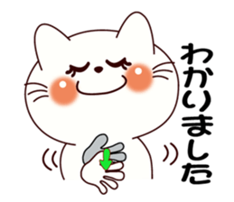 Sign language for accidents of a cat sticker #10050243