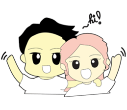 Original Couple 2 sticker #10050987