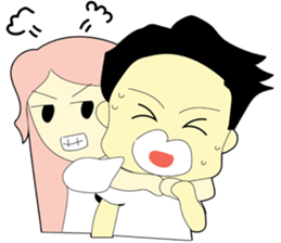 Original Couple 2 sticker #10050996