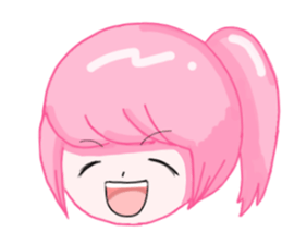 Ponytail girls sticker #10051017
