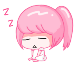 Ponytail girls sticker #10051025