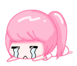 Ponytail girls sticker #10051026