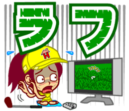 Home Supporter <GOLF> sticker #10051258