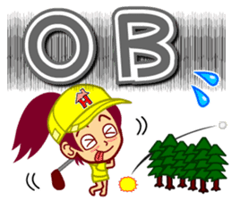 Home Supporter <GOLF> sticker #10051261