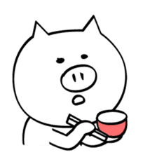 Glutton Pig-chang sticker #10051335