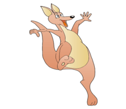 Hustle Kangaroo sticker #10051368