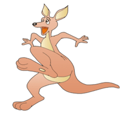 Hustle Kangaroo sticker #10051373