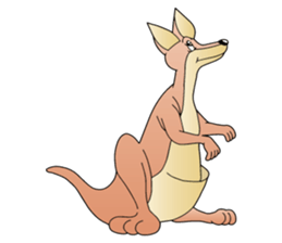 Hustle Kangaroo sticker #10051374