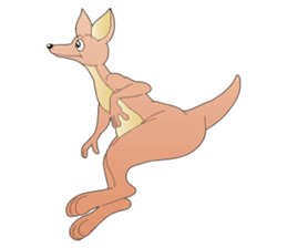 Hustle Kangaroo sticker #10051375