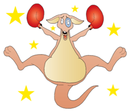 Hustle Kangaroo sticker #10051376