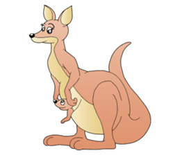 Hustle Kangaroo sticker #10051379