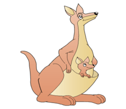 Hustle Kangaroo sticker #10051380