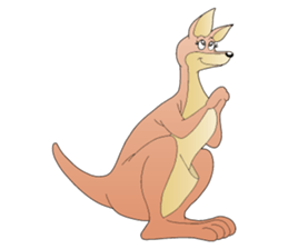 Hustle Kangaroo sticker #10051382