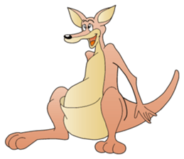 Hustle Kangaroo sticker #10051383