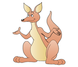 Hustle Kangaroo sticker #10051385