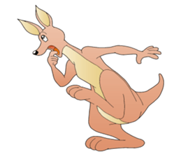 Hustle Kangaroo sticker #10051389