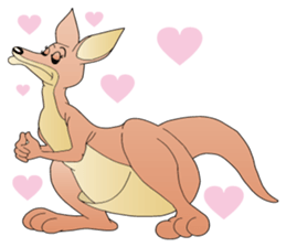 Hustle Kangaroo sticker #10051391