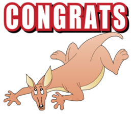 Hustle Kangaroo sticker #10051393