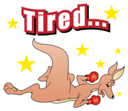 Hustle Kangaroo sticker #10051394