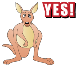 Hustle Kangaroo sticker #10051398