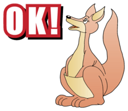 Hustle Kangaroo sticker #10051399