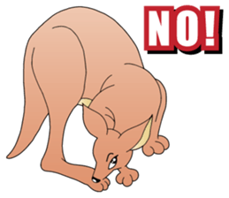 Hustle Kangaroo sticker #10051400