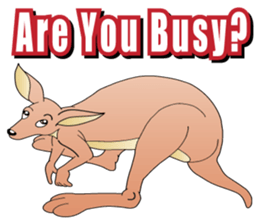 Hustle Kangaroo sticker #10051401