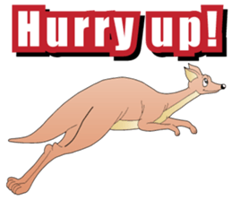 Hustle Kangaroo sticker #10051402