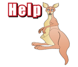 Hustle Kangaroo sticker #10051403