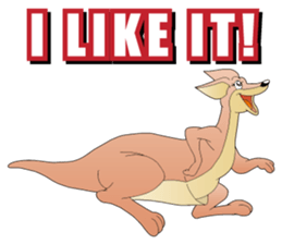Hustle Kangaroo sticker #10051404