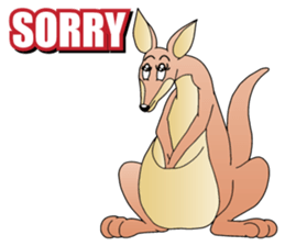 Hustle Kangaroo sticker #10051405